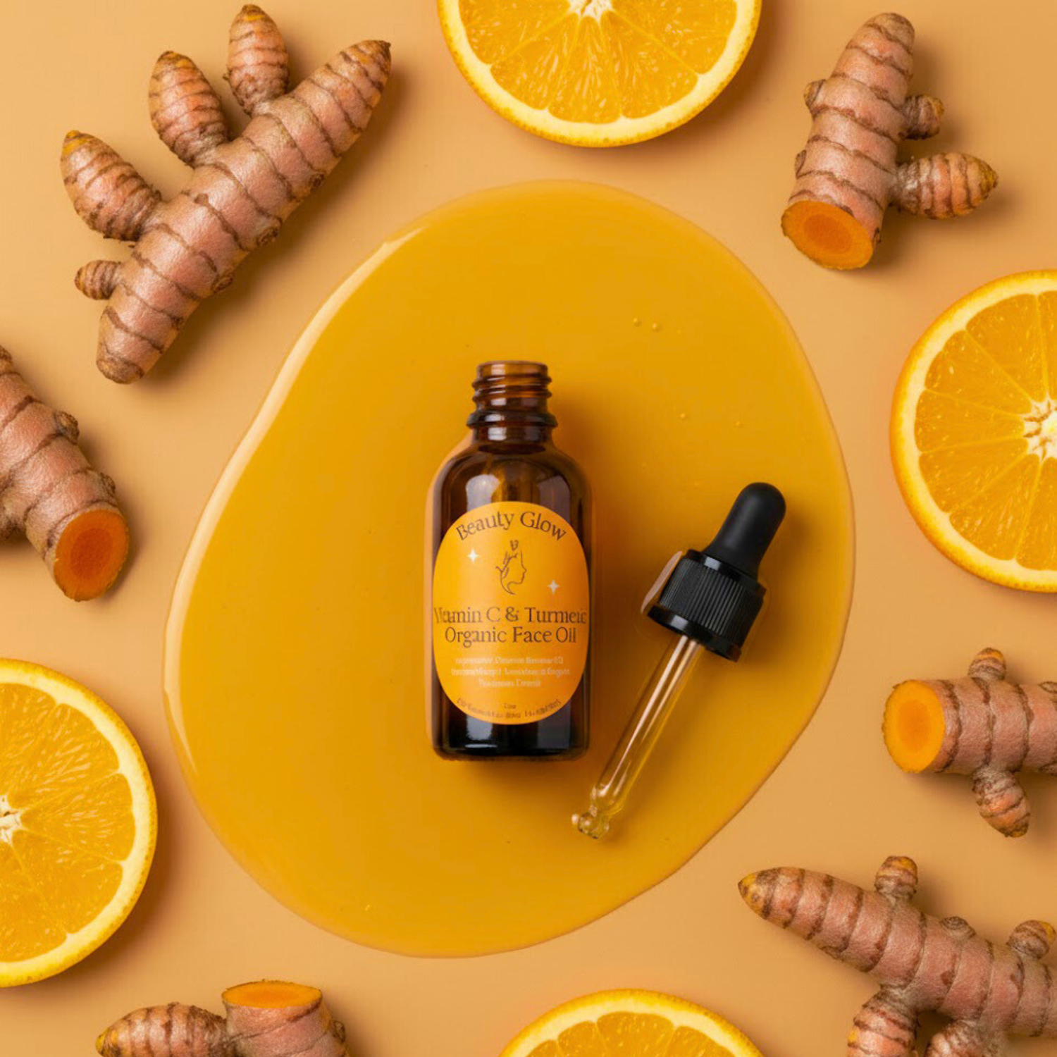Vitamin C &amp; Organic Turmeric Face Oil