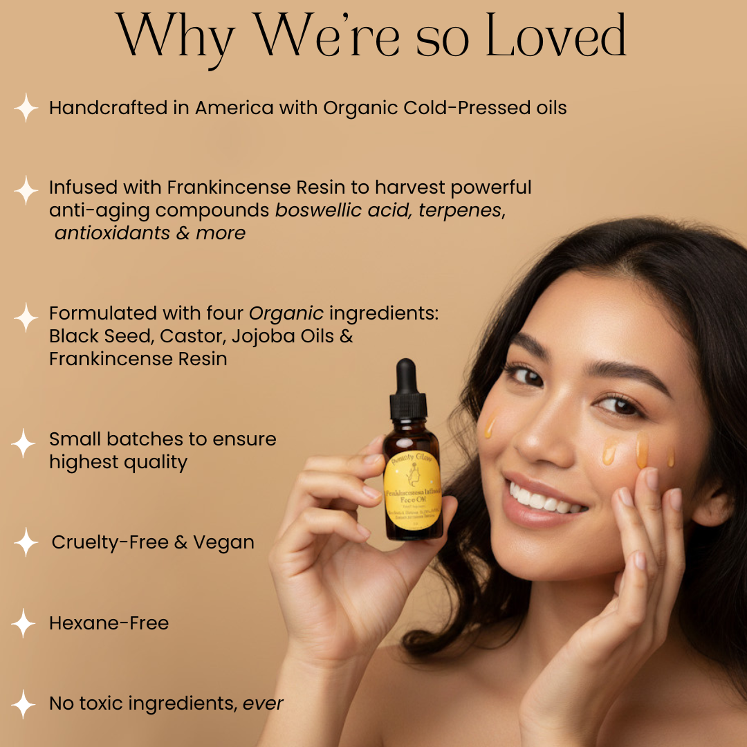 Organic Frankincense Resin Face Oil