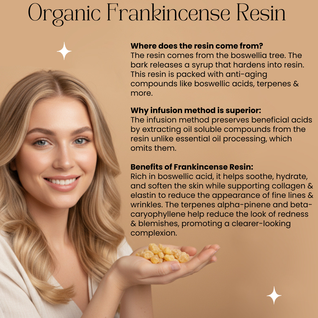 Organic Frankincense Resin Face Oil