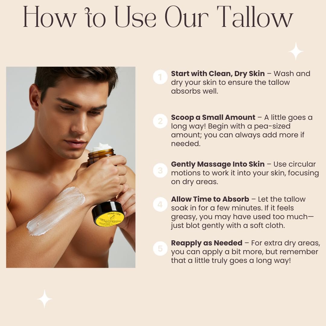 Organic Frankincense &amp; Castor Oil Beef Tallow