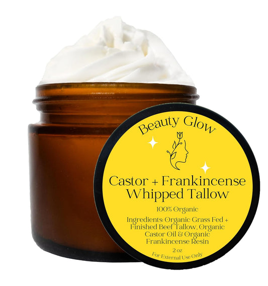 Organic Frankincense & Castor Oil Beef Tallow