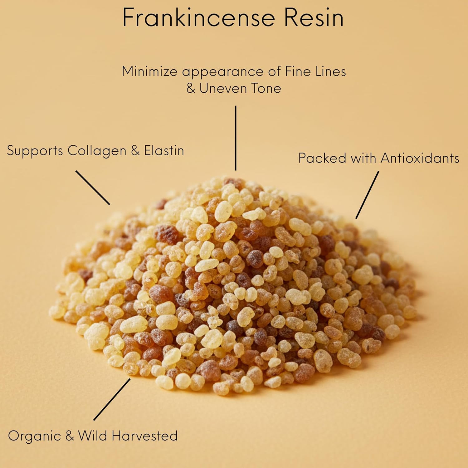 Organic Frankincense Resin with Rosehip &amp; Castor Oils