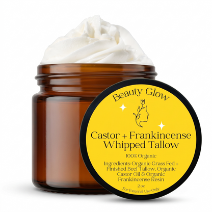 Organic Frankincense &amp; Castor Oil Beef Tallow