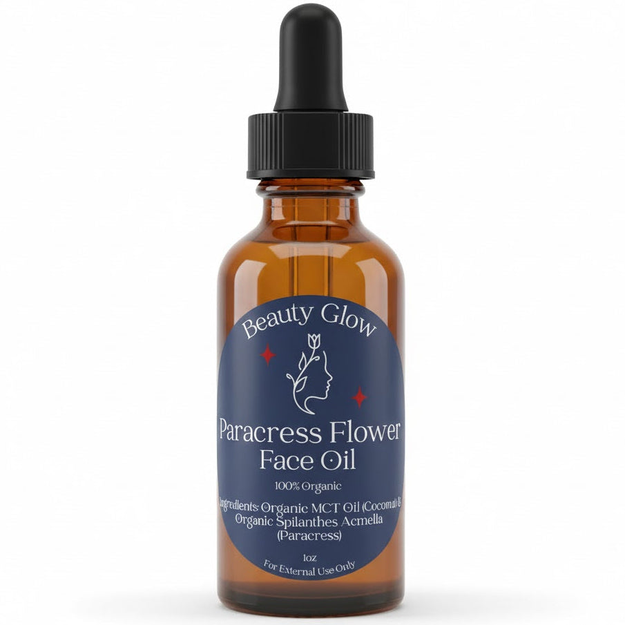 Organic Paracress Flower &amp; Organic MCT Oil for Face