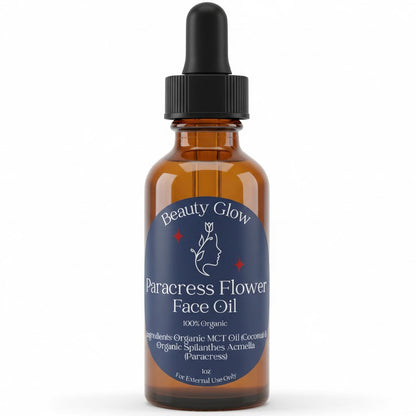 Organic Paracress Flower & Organic MCT Oil for Face