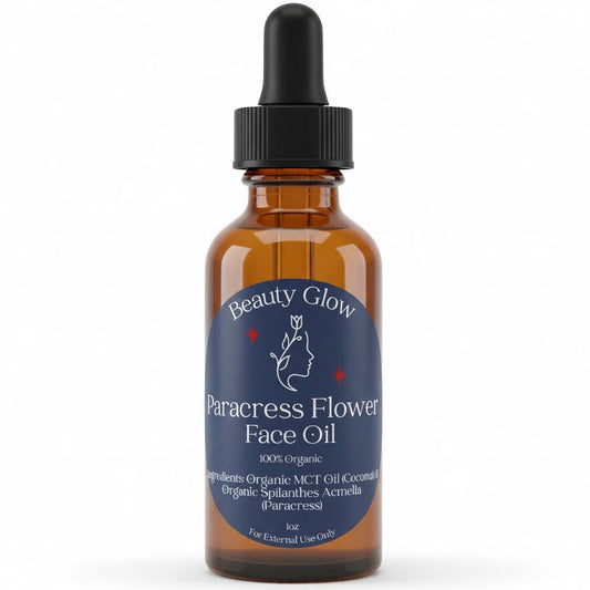 Organic Paracress Flower & Organic MCT Oil for Face